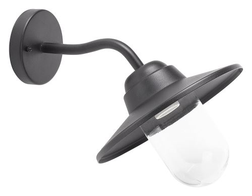 Applique murale Smartwares GWC-001-HB Classic – Éclairage extérieur – Raccord E27 – Aluminium – Noir