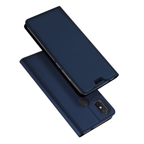 Etui en PU bleu foncé pour votre Xiaomi Mi 8 SE