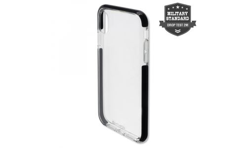 4Smarts Coque Airy-Shield pour iPhone XR noir et transparent