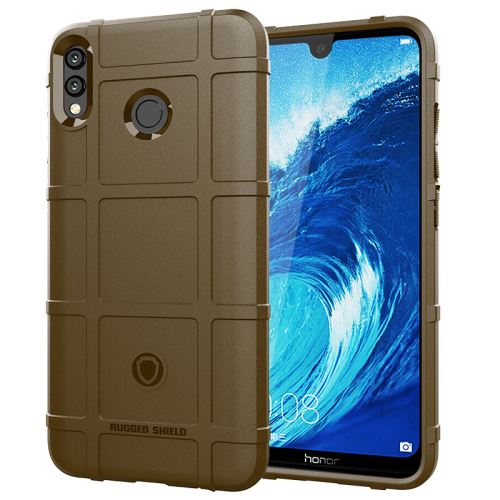 Etui Coque de protection durable anti choc pour Huawei Y Max - Brun