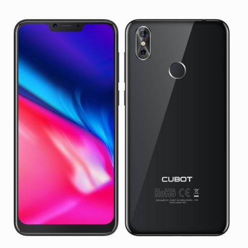 Smartphone Cubot P20 Noir / 6.18 / 64Go Rom / 4 Go de RAM / 20 + 2mpx-13mpx / Octa Core / Lecteur Dual Sim / 4g / Footprint