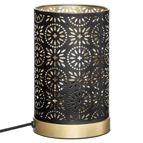 Cr&eacute;ateur d'int&eacute;rieur - Lampe &agrave; Poser Design Gypsy 21cm Noir