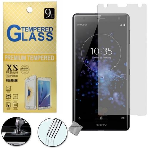 Film de protection vitre verre trempe transparent pour Sony Xperia XZ2
