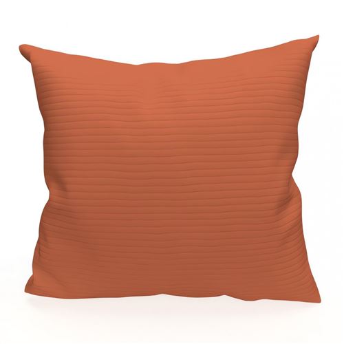 Housse de coussin Léo corail 60x60 cm