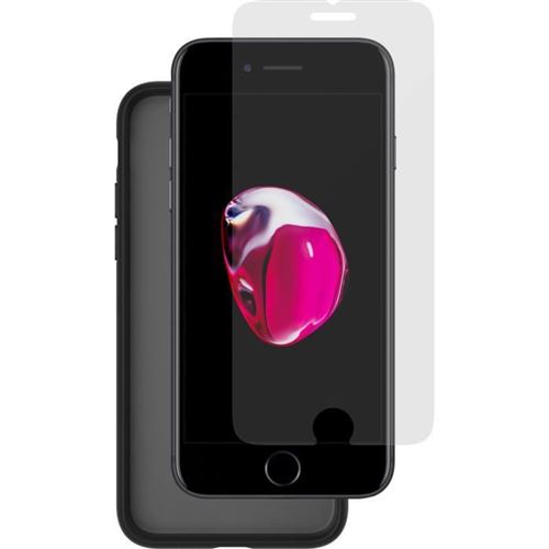 pack coque et verre trempé pour iphone 7 + assurance casse durant 12 mois