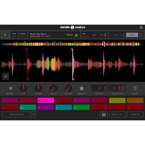 Serato Sample Plugin carte pour logiciel DJ