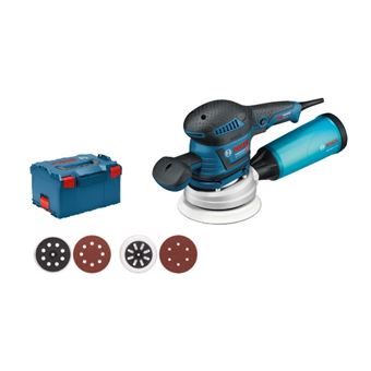 Ponceuse excentrique 400W GEX 125-150 AVE en coffret L-BOXX - BOSCH - 060137B101 - 1