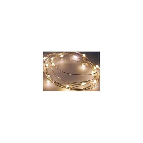 LOTTI Guirlande d'intérieure NoeL XmasKING - 20 ampoules LED- 1,20W - Blanc chaud - 190 cm