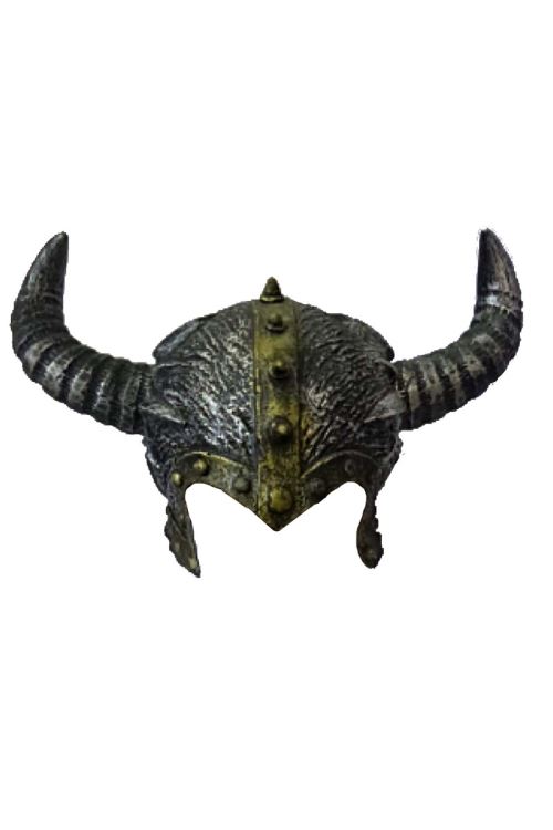 Casque viking en latex 37x16cm