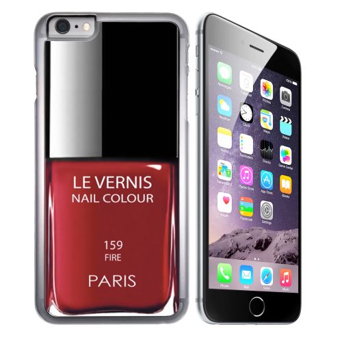 Coque pour iPhone 7 vernis paris rouge