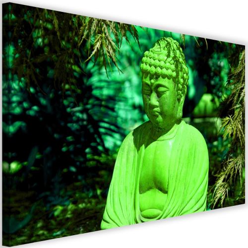 Grand tableau sur toile Image imprimée moderne Canevas Bouddha Arbres 1 120x80