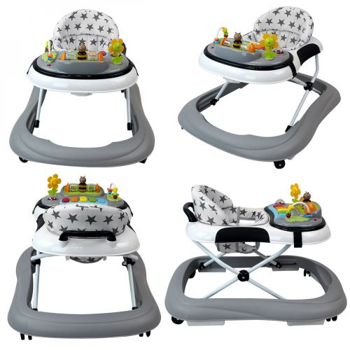 Trotteur bébé musical pliable réglable en hauteur hot sale