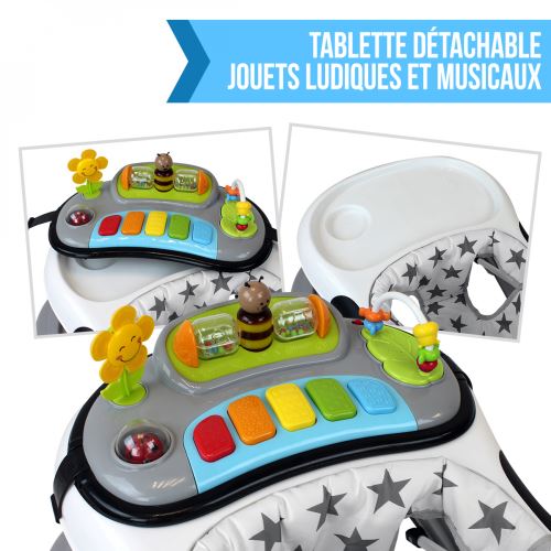 Trotteur Bebe Musical Evolutif Pliable Reglable En Hauteur Noir Trotteurs Achat Prix Fnac Trotteur Bebe Musical Evolutif Pliable Reglable En Hauteur Noir Trotteurs Achat Prix Fnac
