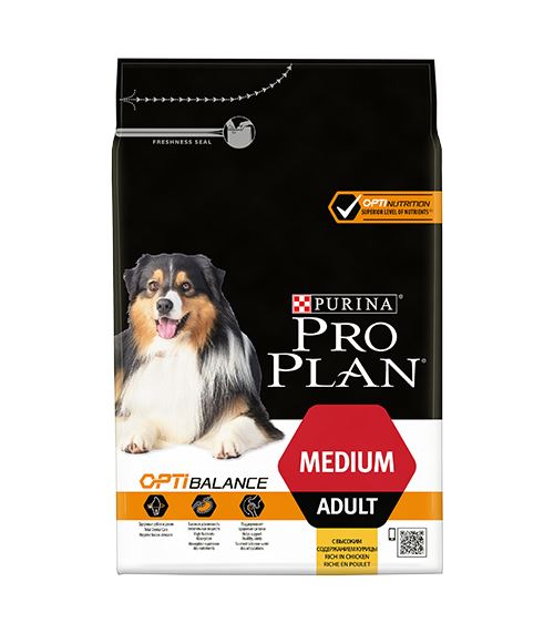 14kg Medium Adult OPTIBALANCE Purina PRO PLAN - Croquettes pour chien