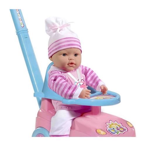 LOKO TOYS - Poupon soft 36cm avec son porteur