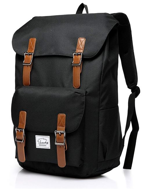VASCHY Sac a Dos Scolaire, Grand Sac à Dos Voyage Leger Sac à Dos Hommes Sac à Dos Loisir Sac à Dos Ordinateur Portable pour 15 P