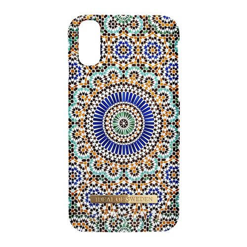 IDEAL Fashion Case - Coque de protection pour téléphone portable - plastique - zellige marocain - pour Apple iPhone X