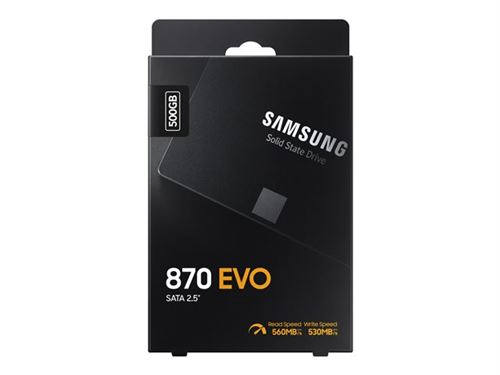Samsung 870 EVO MZ-77E500B - SSD - verschlüsselt - 500 GB - intern