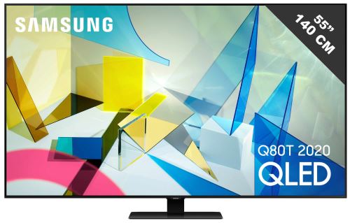 Samsung QE55Q80TAT - Classe 55 Q80T Series TV QLED - Smart TV - Tizen OS - 4K UHD (2160p) 3840 x 2160 - HDR - Quantum Dot - gris charbon