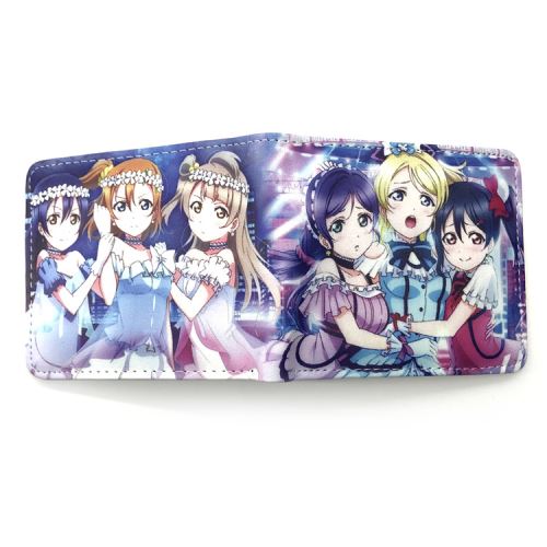 Portefeuille en PU cuir - cadeaux personnalisés - lovelive #688