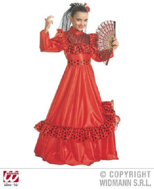 Déguisement reine de flamenco 5/7 ans