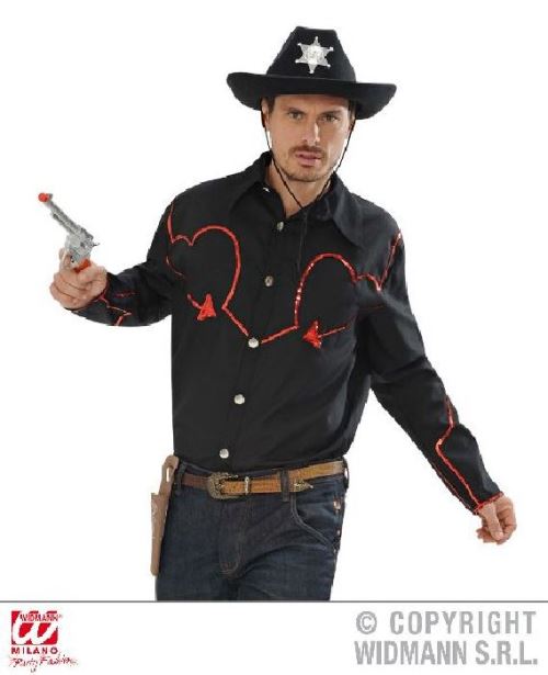 Chemise homme country noir - (44/48)