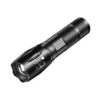Lampe de poche alliage d'aluminium rechargeable - 1