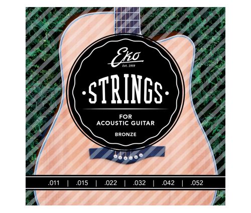 Eko ACB1152ML - Cordes Guitare Acoustique Bronze MEDIUM/LIGHT 11-52