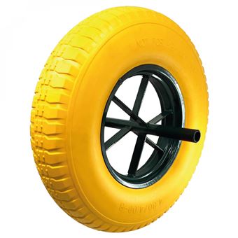 20 Sur Roue Increvable Pour Brouette 4 8 4 00 8 Jaune 15 O 40 Cm Axe 20 Mm Manutention Transports Achat Prix Fnac