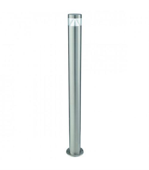 Borne cylindre 90 cm Led Outdoor, en acier inoxydable et polycarbonate