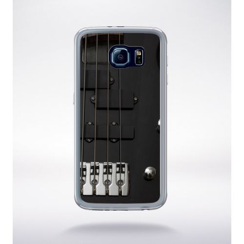 Coque Guitare 1 Compatible Samsung Galaxy S6 Transparent