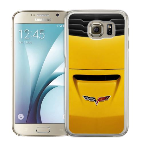 Coque pour Samsung Galaxy S7 Edge capot corvette