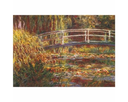Puzzle 1000 Pièces : Monet Claude - Le pont japonais, DToys