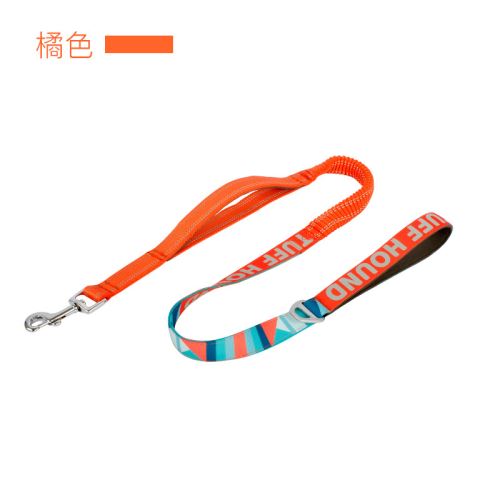 Comparer les prix de Laisses TUFFHOUND Flexible pour chien - Orange (Taille: Universelle)