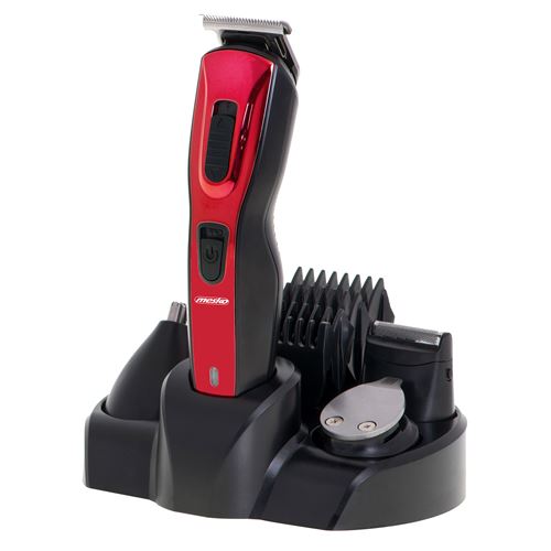 Mesko MS2931 Tondeuse Cheveux,Électrique,Rasoir pour hommes,Têtes et Lame Acier Inoxydable Negro/Rojo