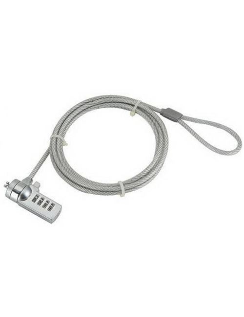Gembird Lk-Cl-01 Cable Lock Silver - Image 1