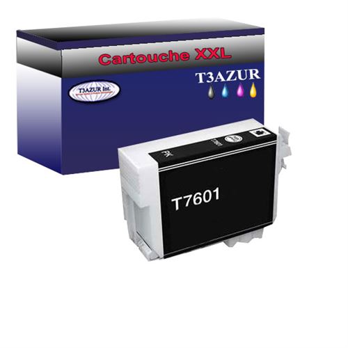 Cartouche Compatible pour Epson SureColor SC-P600 remplace Epson T7601 Noire