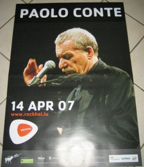 Paolo CONTE - 70x100 cm - AFFICHE / POSTER