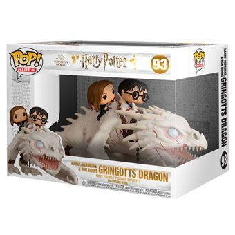 Figurine POP Harry Potter Gringotts Dragon with Harry, Ron and Hermione