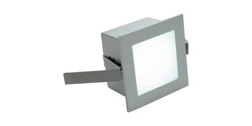 Spot LED encastrable LED intégrée SLV Frame Basic 113262 blanc chaud 1 W blanc (mat)