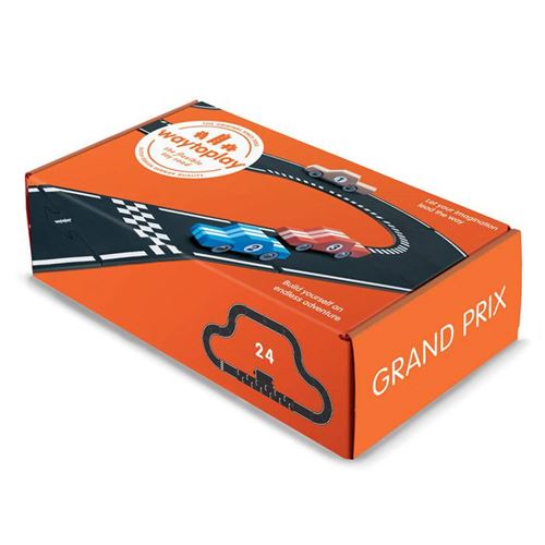 Circuit voiture flexible 24 pces - Grand prix - Way to Play