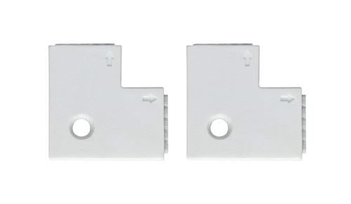 Paulmann 706.16 Lighting Connector – Accessoire d'Eclairage Lighting Connector, blanc, en plastique, III, 144 W, 25 mm