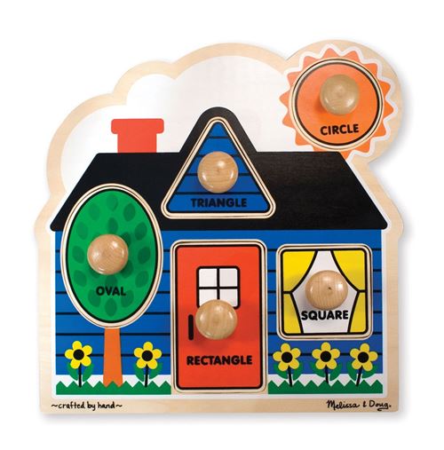 Melissa & Doug Forme de puzzle forme 5 pièces