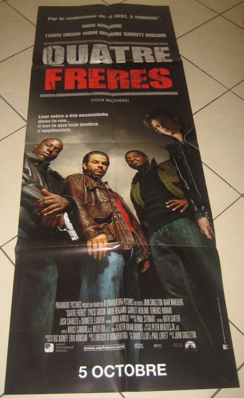 Quatre Frères AFFICHE CINEMA ORIGINALE
