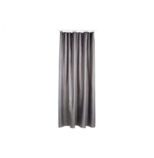 Rideau de douche - Polyester - 180 x 200 cm - Gris