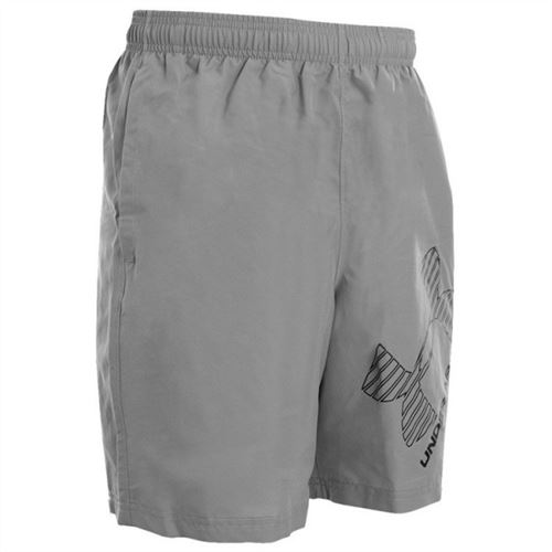 Short under armour 8 Woven graphic Gris pour homme taille XL