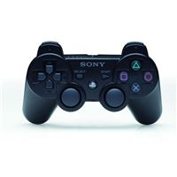 Lot De 3 Manettes PS3 Sans Fil 6 Axes - Bleu, Blanc, Noir - Pour PlayStation 3