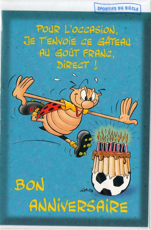 Carte D Anniversaire Sportif 39 Jeux D Eveil Achat Prix Fnac