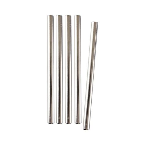 Barbaydos - Pailles droites en inox (Lot de 50) 15 cm