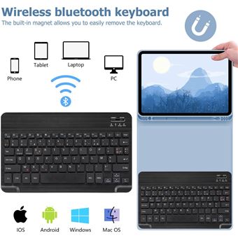 WE - Clavier Bluetooth universel support pour tablette/téléphone NOIR